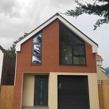 New build in London from Sips panels for Detached house